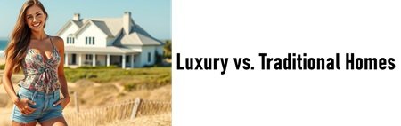 Luxury vs. Traditional Homes